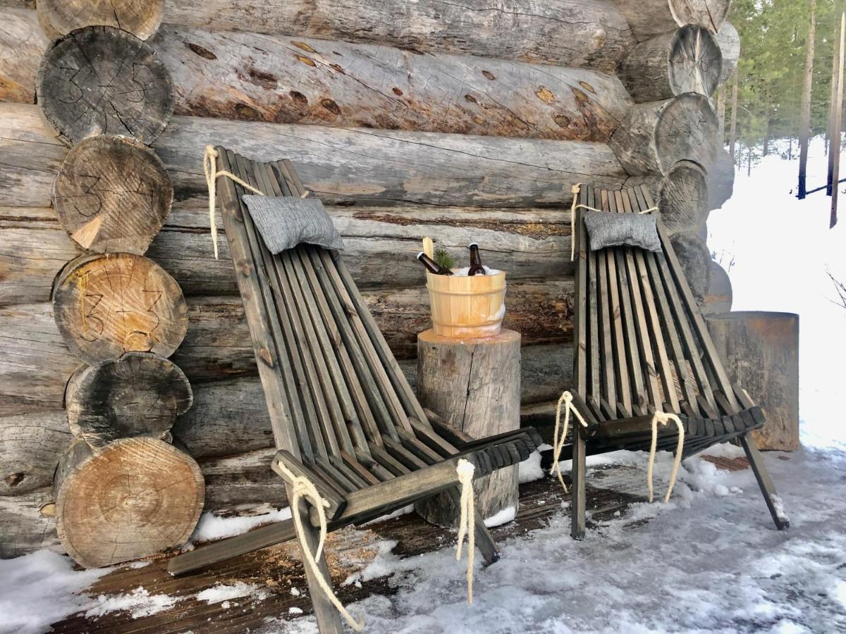 Cozy Log Cabin By Invisible Forest Lodge Рованіемі Екстер'єр фото