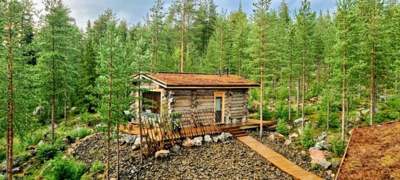 Cozy Log Cabin By Invisible Forest Lodge Рованіемі Екстер'єр фото