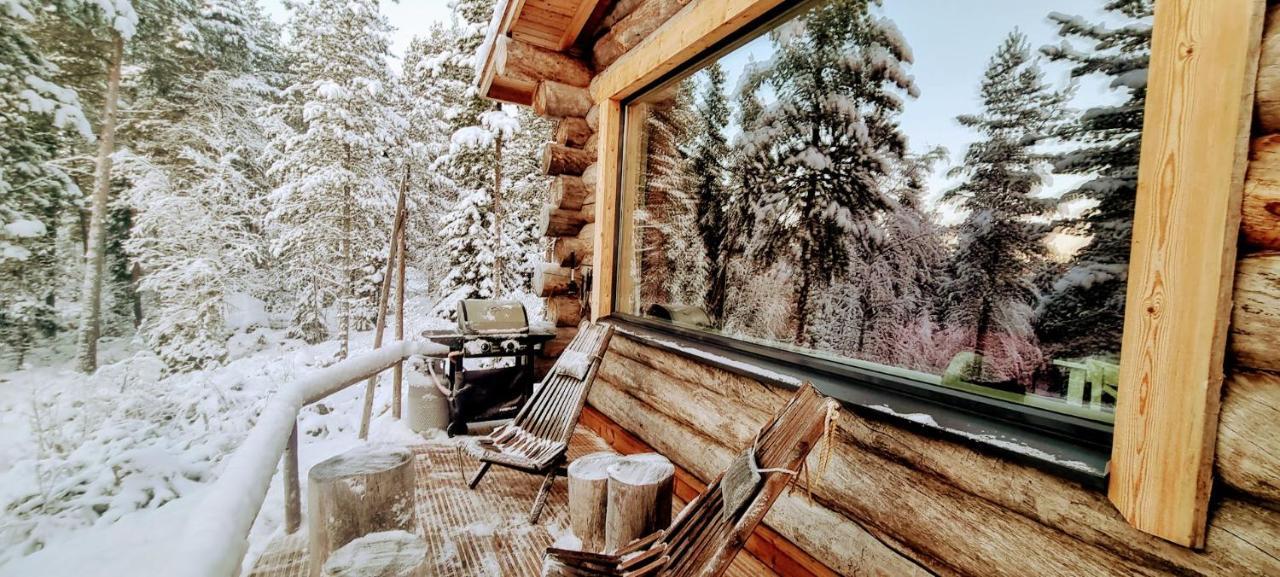 Cozy Log Cabin By Invisible Forest Lodge Рованіемі Екстер'єр фото