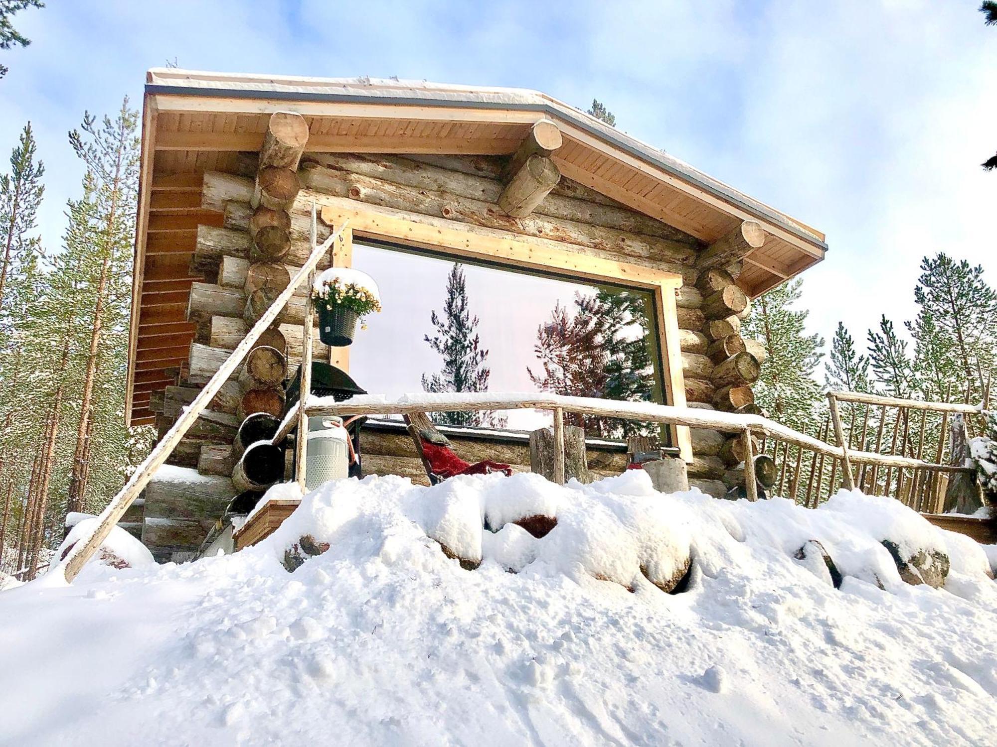 Cozy Log Cabin By Invisible Forest Lodge Рованіемі Екстер'єр фото