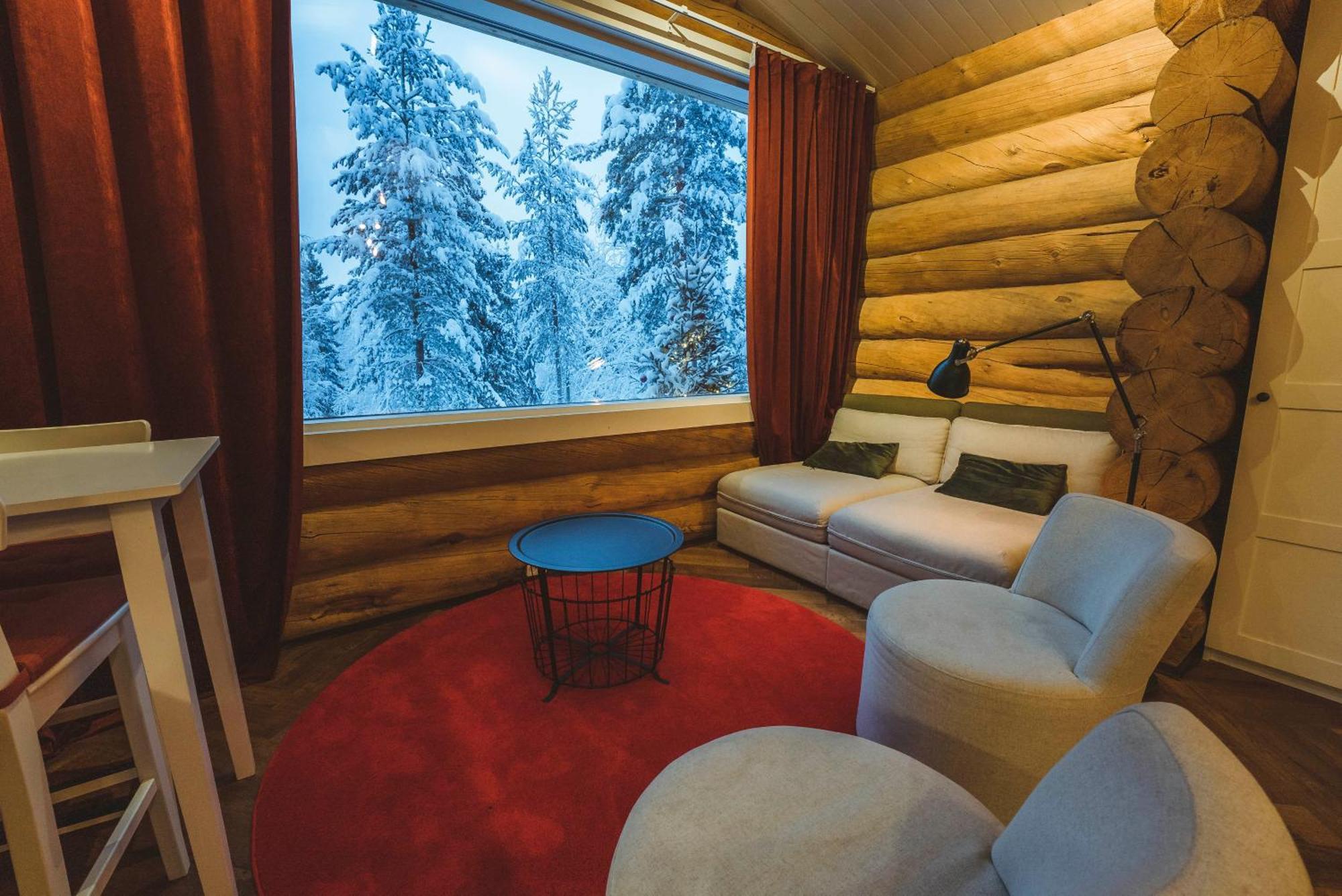 Cozy Log Cabin By Invisible Forest Lodge Рованіемі Екстер'єр фото